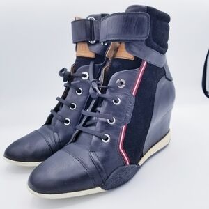 COPY - Bally Women Shoes Switzerland Limited Edition Fangle Wedge Sneaker Boot …